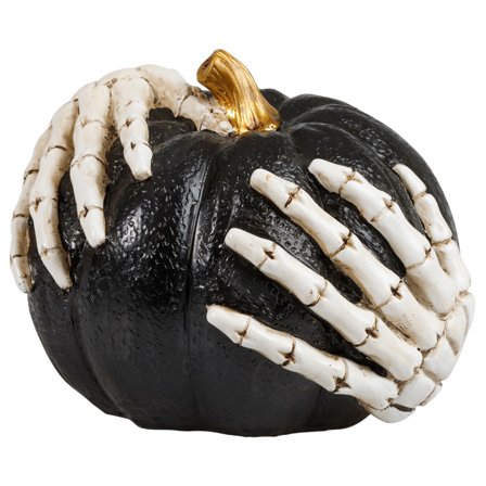 Lille Græskar Skelethænder Sort