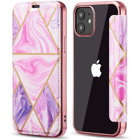 Marmorikuvioinen PU-nahkakotelo iPhone 11:lle