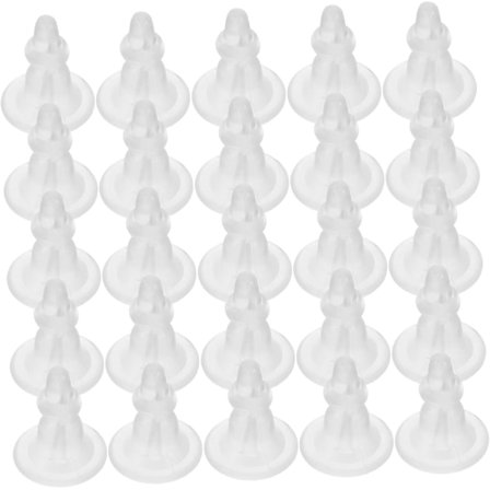 50 stk. Silikone Øreringe Bagstykker til Ørestikker Låsende Øreringe Bagstykker