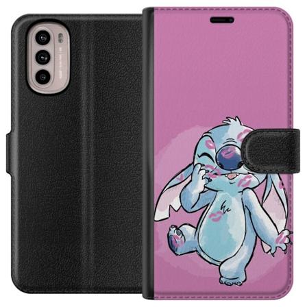 Motorola Moto G31 Lompakkokotelo Stitch Puss
