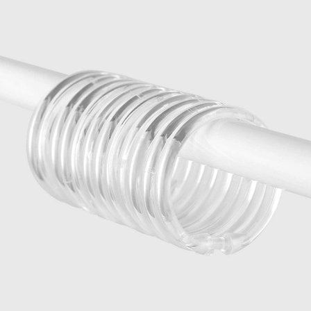 12 stk. Plastik Bruseforhængsringe, Runde O-ringe Hængekrog