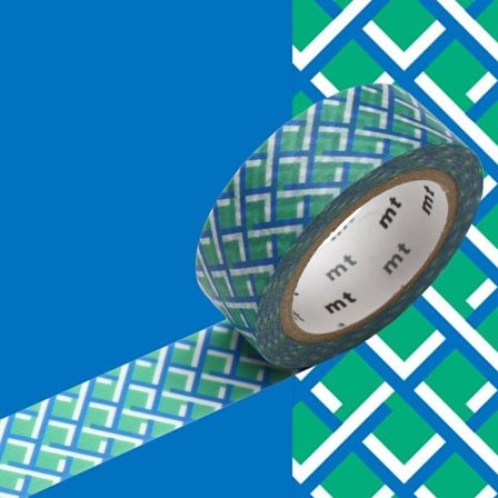 Masking Tape MT flätning grön bakgrund