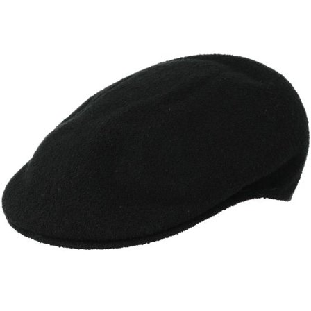 Kangol - Svart flatcap Keps - Bemuda Black Flat Cap @ Hatstore