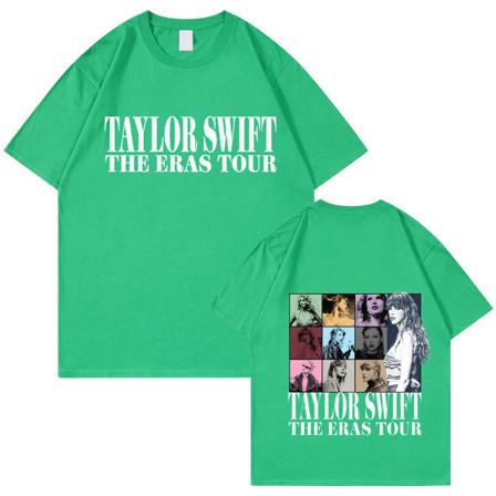 Taylor Swift Fan T-skjorte Tryckt T-skjorte Skjorta Pullover Vuxen Collection Gift green XXL