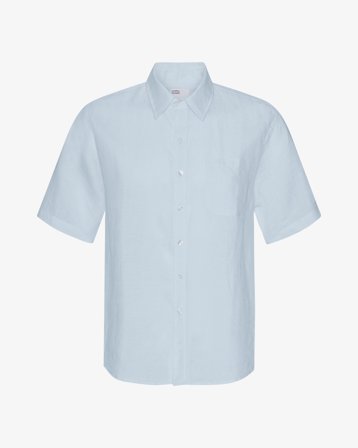 Linen SS Shirt - Polar Blue XS