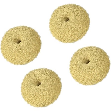 4-delad diskborste hushållsrengöringsboll praktisk grytborstre rengöringsboll lämplig för diskbänk spis