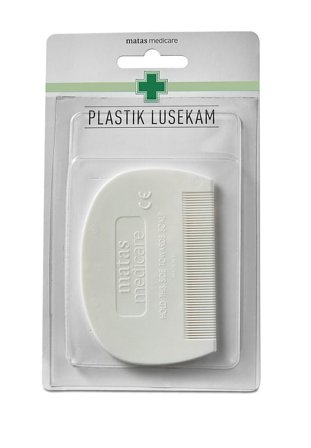 Matas Medicare Lusekam Plastik 1 stk, Medicin & Pleje, Lus, Lusekamme
