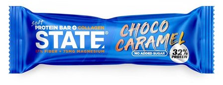 State Drinks Proteinbar Choco Caramel 50 g, Sport & Velvære, Protein & Energi, Energi- Og Proteinbarer