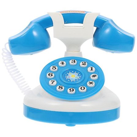 Numark Snurrtelefon Leksak Telefon med Sladd Retro Enlinjetelefon
