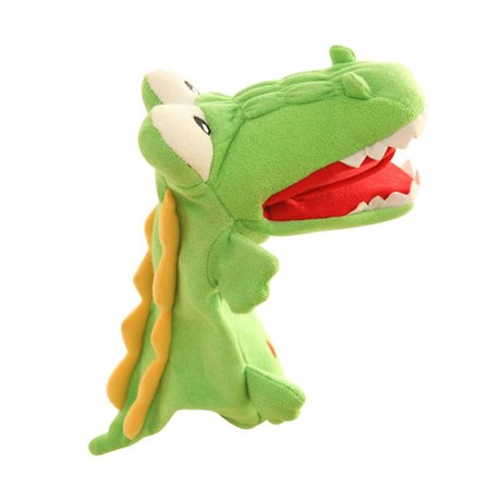 Nydelig dinosaur regnbue hånddukke katt dyr plysjleketøy deg