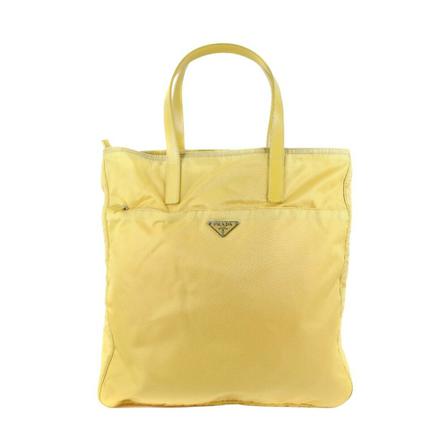 Prada Vintage, Pre-owned Handbag Geel, Dames, Maat:ONE Size,synthetisch