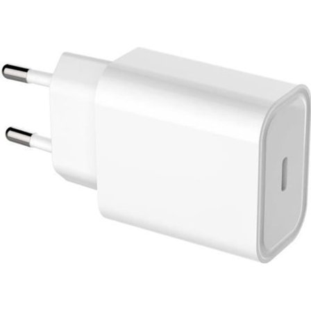 Nätadapter - USB C-laddare - 20W - Power Delivery 3.0 - Snabbladdning - Vit