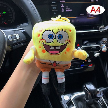 1 stk. Sullivan Stitch Mr.q nøglering Spongebob Patrick Monster University plyslegetøj