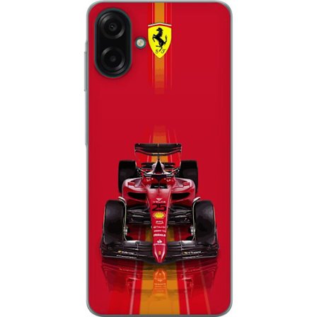 Yhteensopiva Puhelinkuori Samsung Galaxy A07 4G Ferrari Formula 1 -auto ikonisessa punaisessa muotoilussa urheilullisella tarkkuudella