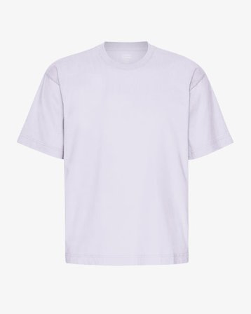 Oversized Organic T-Shirt - Soft Lavender - Male - XL