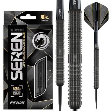 Seren 1 Onyx Steel Tip Darts | Red Dragon Darts
