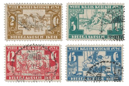 Hollandsk Ostindien 1931 - NVPH 172-175 - Stemplet