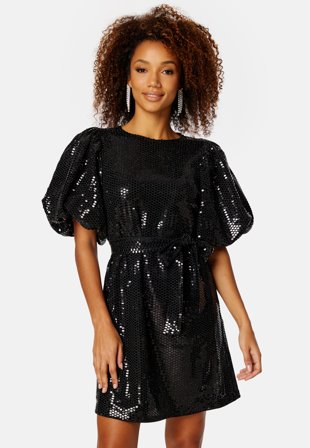 SELECTED Sandy 3/4 Short Dress Black Klær