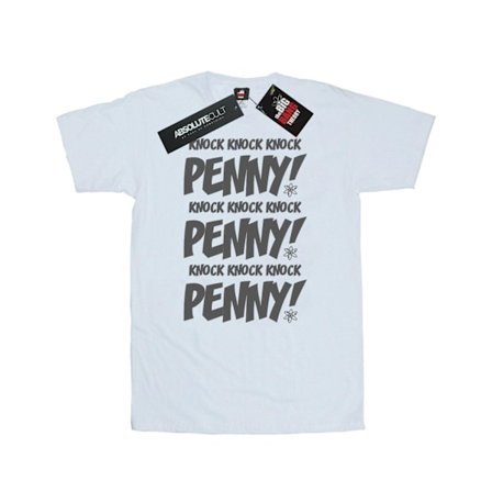 The Big Bang Theory Herr Sheldon Knock Knock Penny T-shirt M Vit