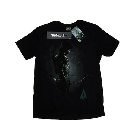Green Arrow Herr Hoodie Focus Bomull T-shirt 3XL Svart