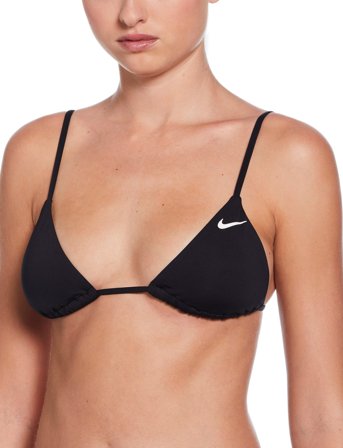 NIKE SWIM Nike Essential Triangle Bikini Top - Black - XL