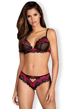 Obsessive Tulia 2 pcs Set S/M Sexiga underkläder - Blushme.se