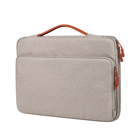 Laptop taske med airbag, stødsikker, 16 tommer, khaki
