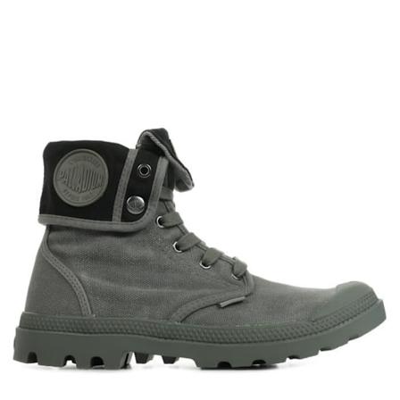 Palladium Baggy Boots - Mænd - Grå - Overdel af bomuldslærred - Formstøbt gummiydersål i ét stykke Metall / svart 40