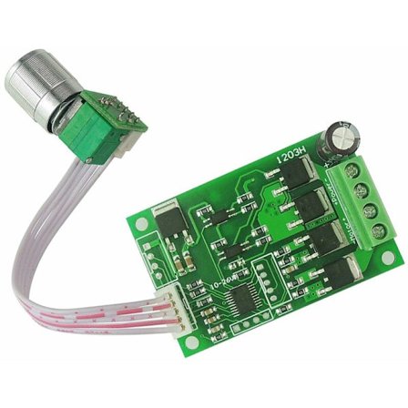DC 12V - 24V 3A MAX DC Motor Controller Regulator Controller med knappbryter Helt automatisk justerbar kontrollinverter