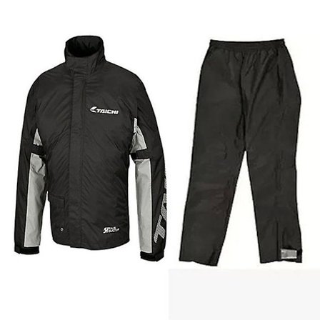 Vandtæt motorcykeldragt til regn med lysende bukser