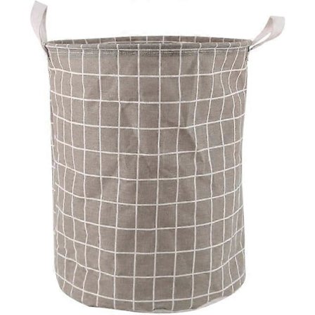 43L Foldbar Vasketøjskurv, 35 x 35 x 44 cm Vasketøjsbeholder, med Håndtag for Ekstra Komfort, Perfekt til Tøj og Legetøj