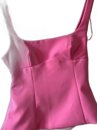 Rosa topp med rosett från Zara