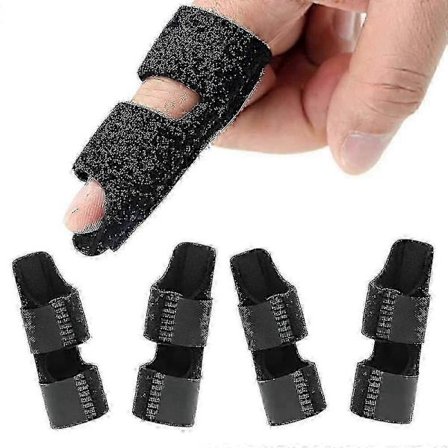 4-pack Trigger Finger Splints Finger Brace Finger Knuckle Immobilisering Bruten Finger Protector Passar Pekfinger Långfinger Ringfinger