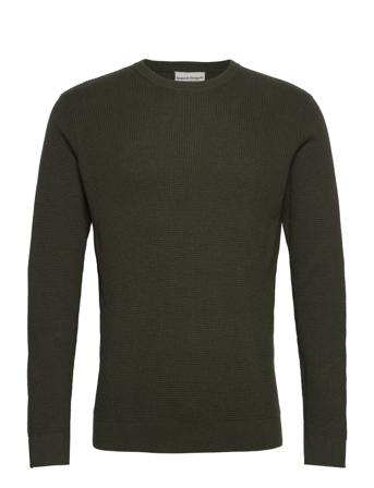 Bs Valdemar Regular Fit Knitwear Neulepaita Pyöreä Kaula-aukko Vihreä Bruun & Stengade