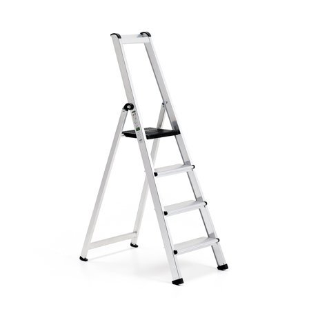 Profi-Alu-Stufenstehleiter UPWARD, 4 Stufen, H 880 mm