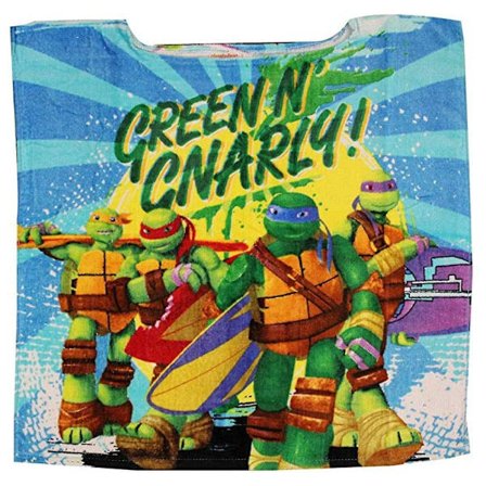 Ninja Turtles fleece poncho håndkle for barn nt1759ponc