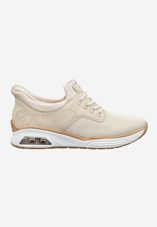 Rieker - Sneaker - ljusbeige - för damer - 41 - Cellbes