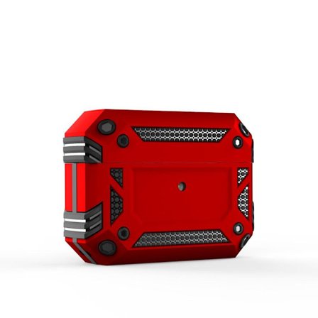 SKALO AirPods Pro Shockproof Armor Fodral - Röd