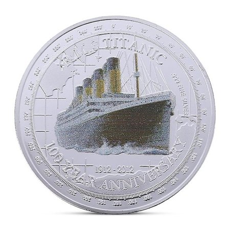 Titanic Mynt Token Minnesmerke Samleobjekt Curio Gaver Minnemynter
