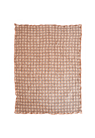 Brita Sweden Pomme Bomullsfilt Filtar & plädar Orange 130X170 CM