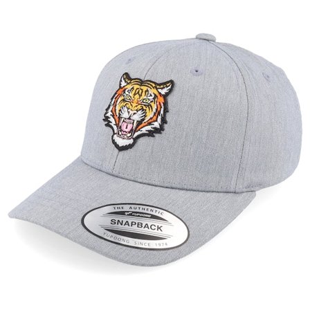 Kiddo Cap - Gris adjustable Gorra - Kids Vicious Tiger Heather Grey Adjustable @ Hatstore