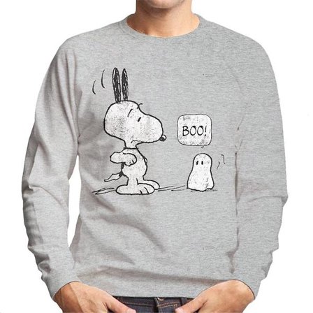 Peanuts Halloween Ghost Fright Snoopy Herre Sweatshirt