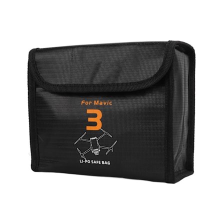 Batterisäkert Väska Explosionssäker 3 Batterier Stor Lagringskapacitet Påse för DJI Mavic 3 UAV