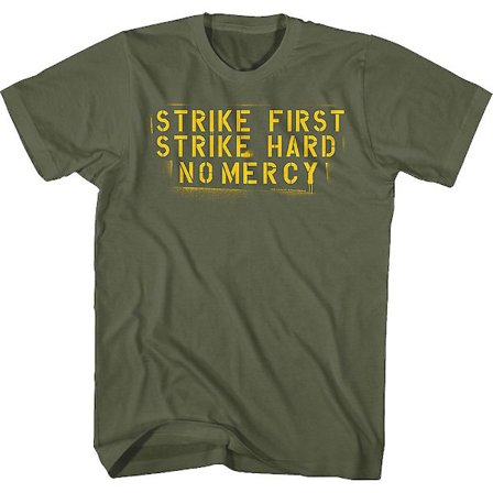 Strike First Strike Hard No Mercy Karate Kid Shirt