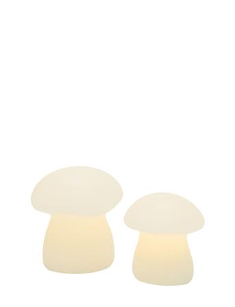 Elvina Mushroom, 2-Pack Home Lighting Lamps Table Lamps Hvit Sirius Home*Betinget Tilbud