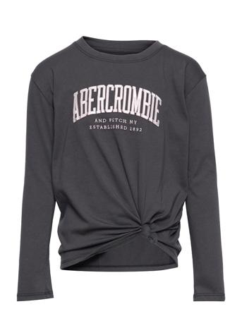 Kids Girls Graphics Grey Abercrombie & Fitch