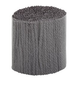 Knüpfgarn Schwarz/grau - Orchidea