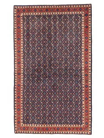 Sarough Fine Matta Orientalisk Mörkröd/Svart (Ull, Persien)