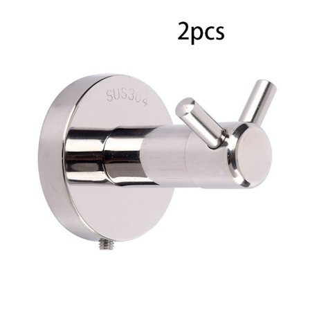 Rustfrit stål kroge badeværelse kroge køkken kroge-6*6cm,2stk