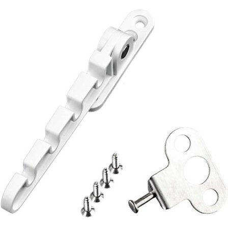 Justerbar Barnesikkerhetsvinduslås, forsterket karmbrakett, karbonstål vindusbegrenser sikrer holdbarhet og lang levetid for vinduer med ramme